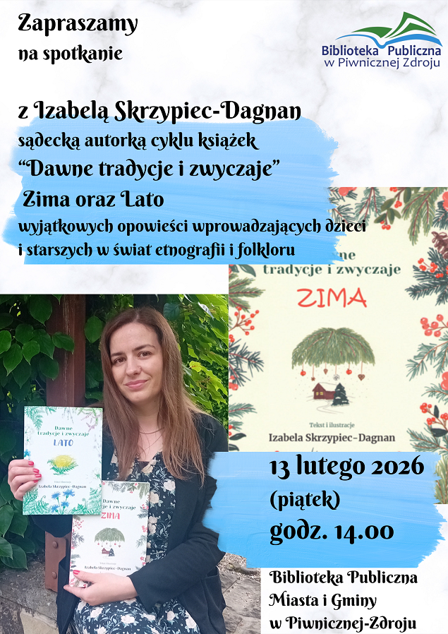 Spotkanie z Izabelą Skrzypiec-Dagnan - 13.02