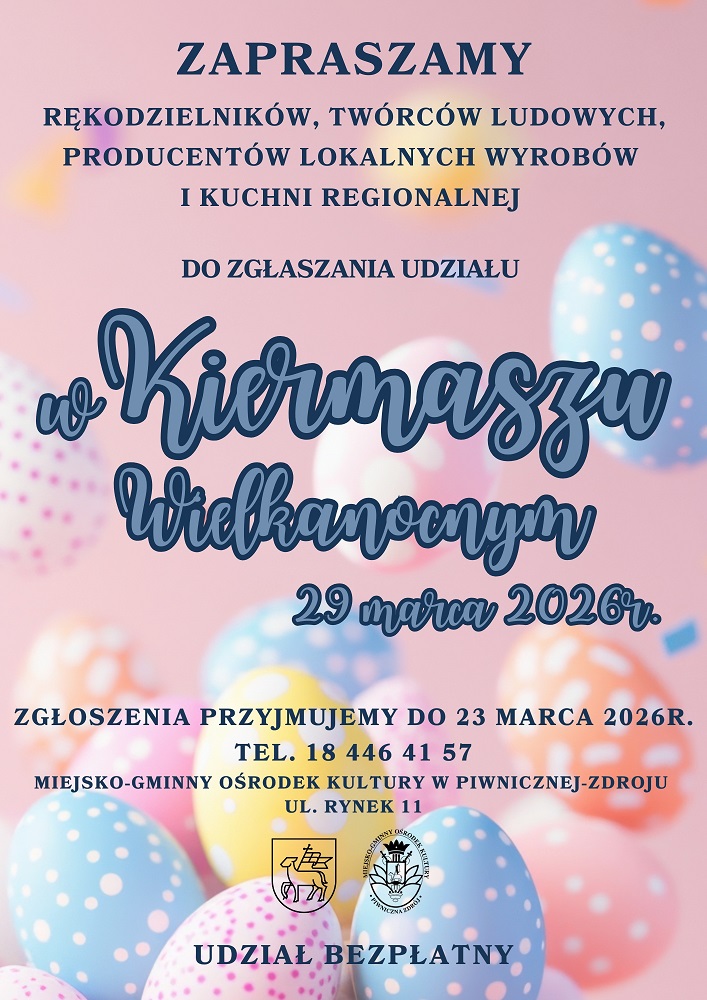 Kiermasz Wielkanocny - zapisy wystawców