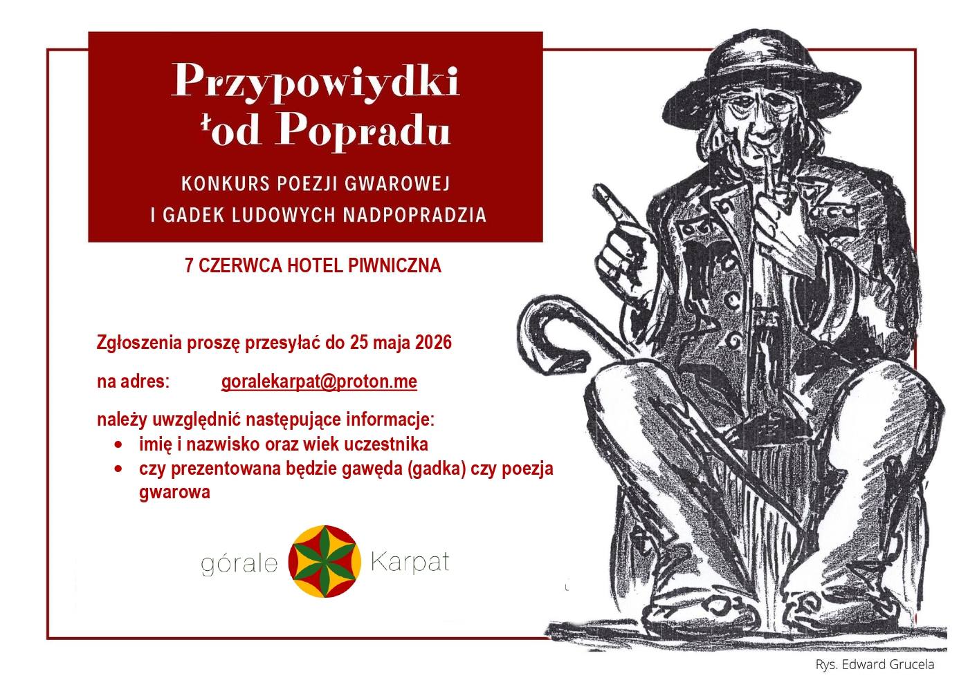 Przypowiydki łod Popradu - konkurs