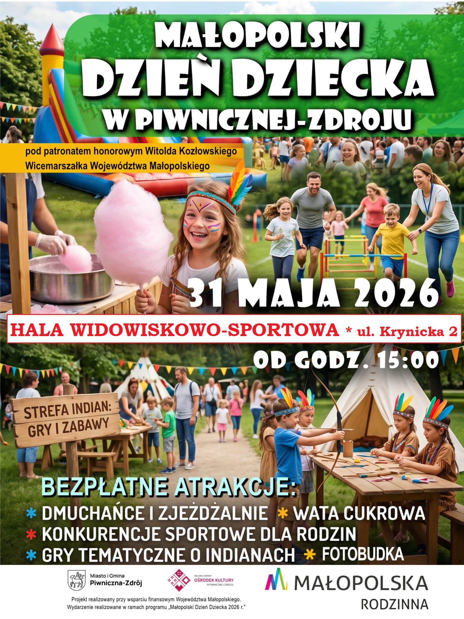 Małopolski Dzień Dziecka w Piwnicznej-Zdroju