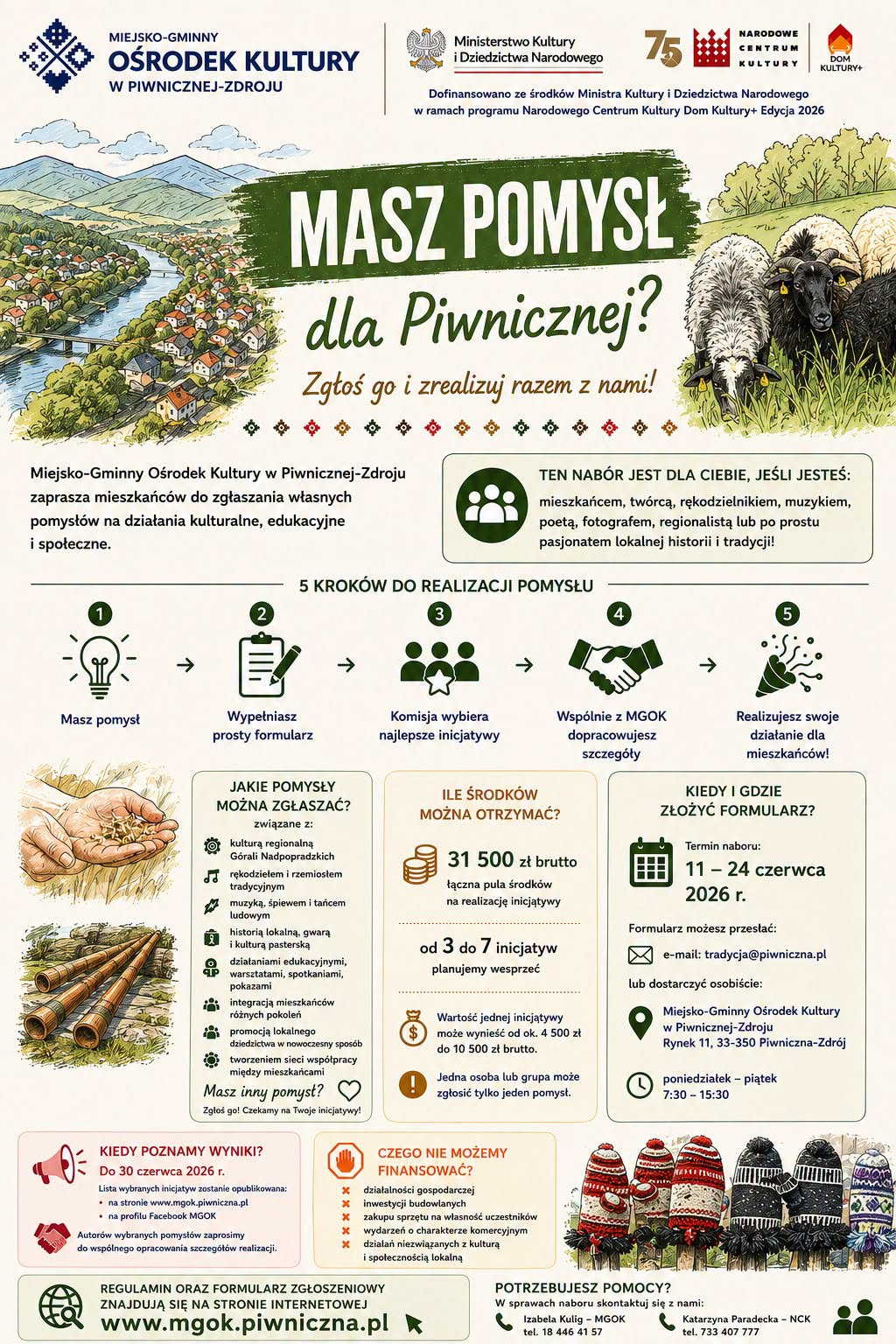Konkurs na inicjatywy społeczne