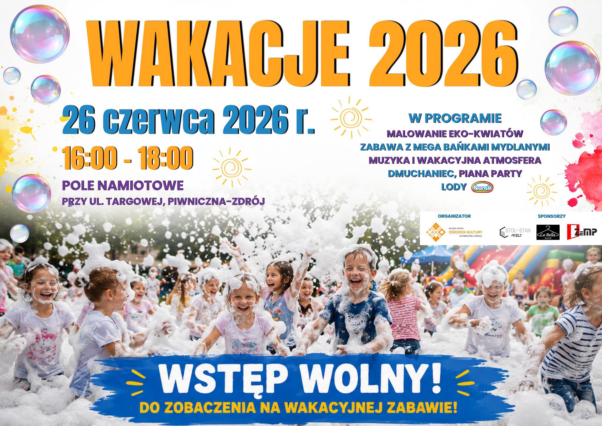 WAKACJE 2026 - czas start!